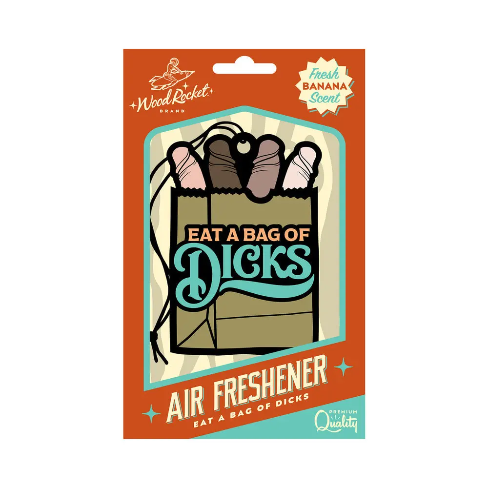 Wood Rocket Air Freshener Bag Of Dicks 1