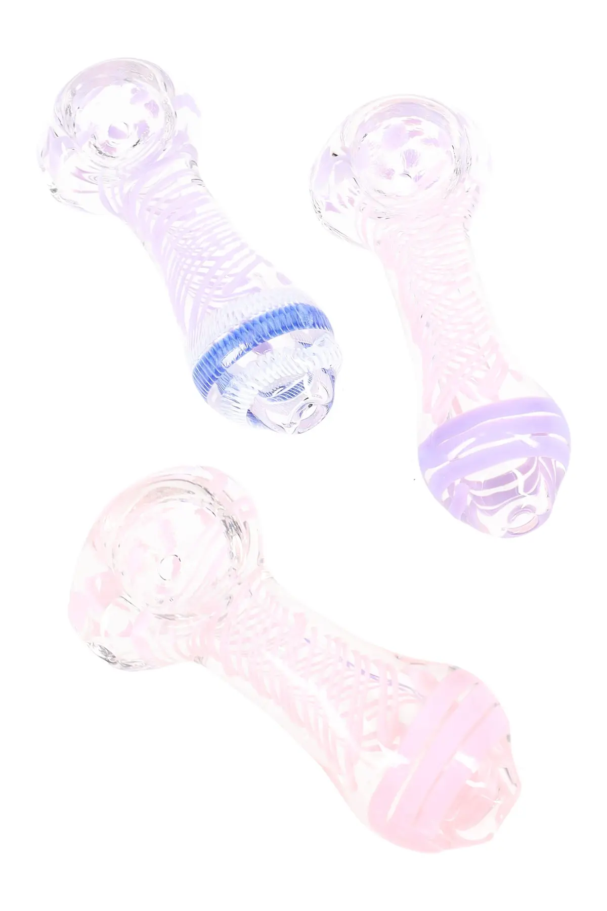 3″ Neon Dot Glass Spoon 1