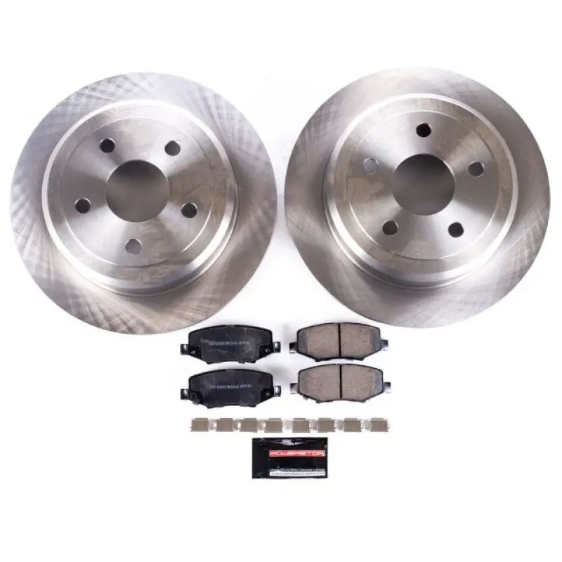 Power Stop 07-17 Jeep Wrangler Rear Autospecialty Brake Kit 1
