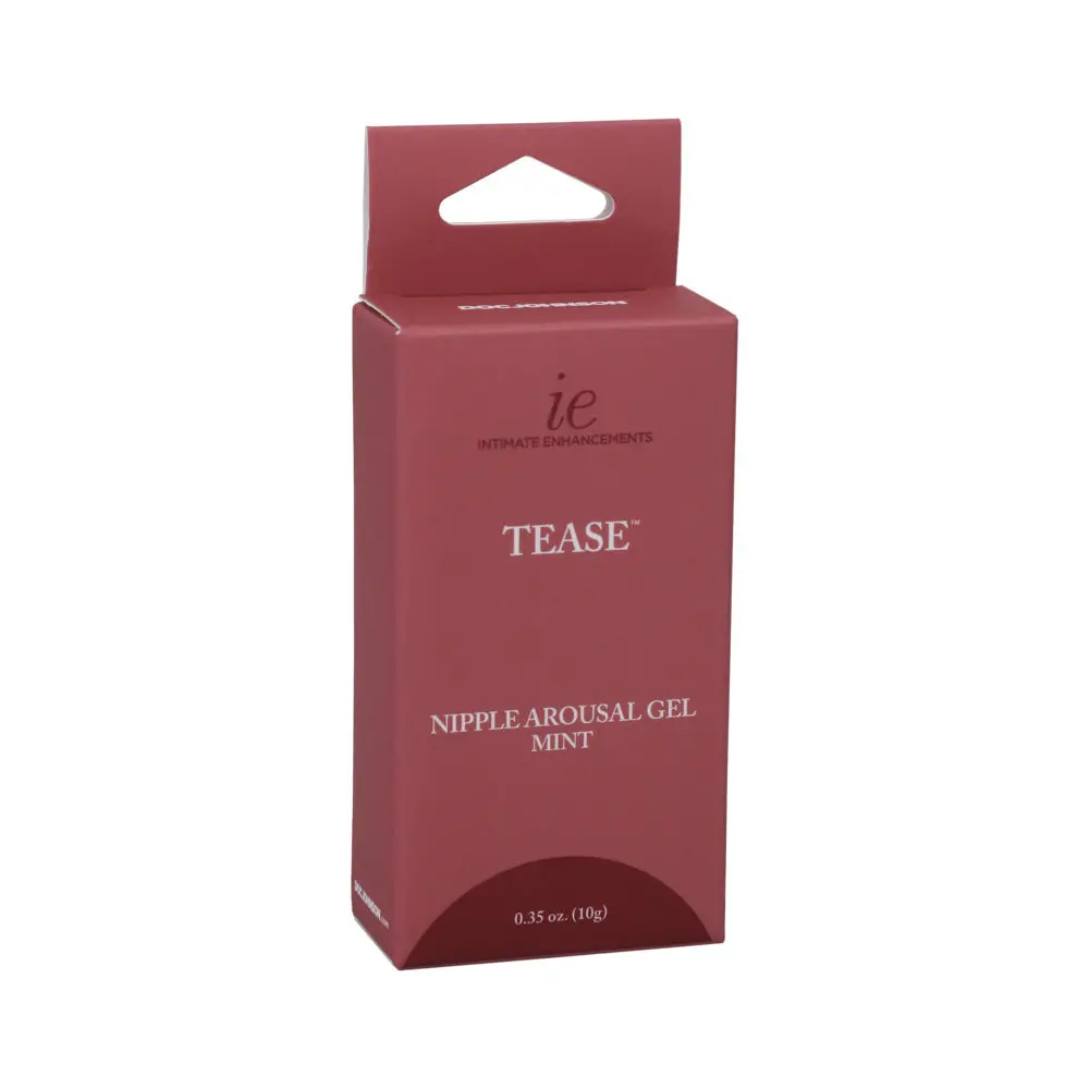 Doc Johnson Intimate Enhancements Tease Nipple Arousal Gel Mint 0.35 Oz. 1