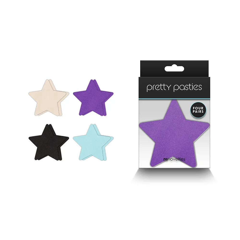 Pretty Pasties Star I Assorted 4 Pair 1