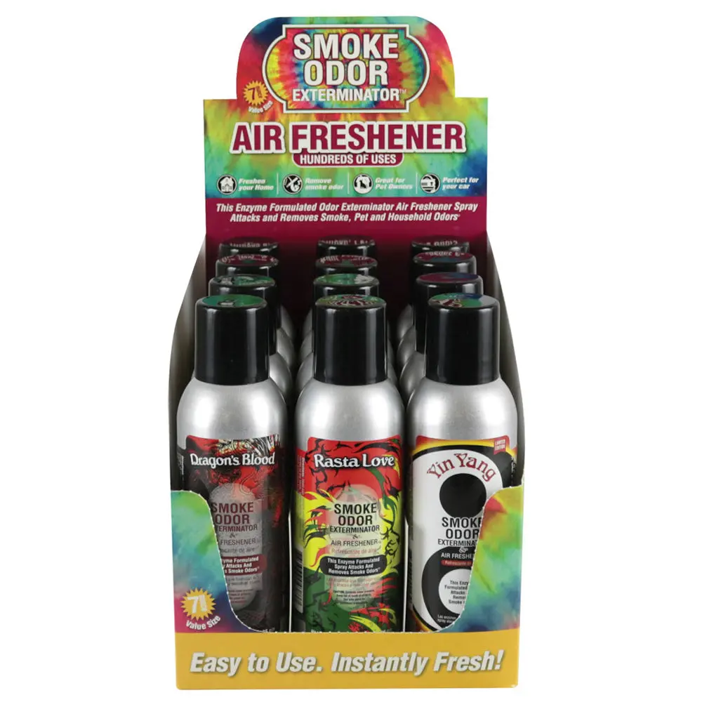 Smoke Odor Exterminator Spray - 7Oz / Retro Mix - 12Pc Display 1
