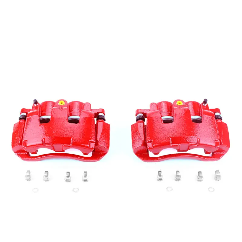 Power Stop 07-09 Chrysler Aspen Front Red Calipers W/Brackets - Pair 1