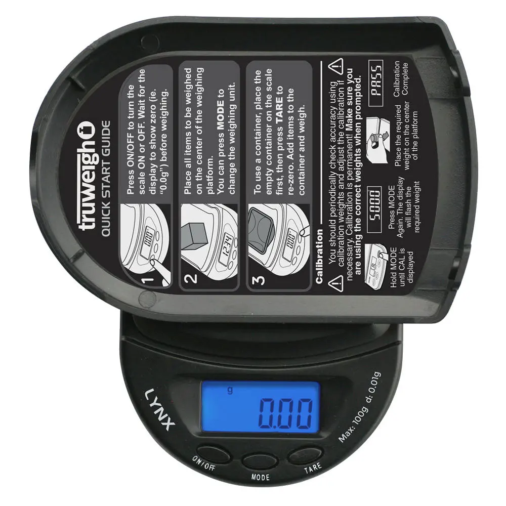 Truweigh Lynx Digital Mini Scale | 100G X 0.01G 1