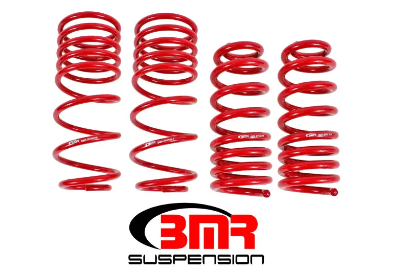 Bmr 93-02 F-Body Handling Version Lowering Spring Kit (Set Of 4) - Red 1