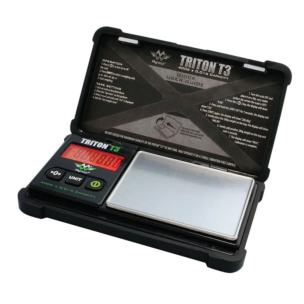 Triton T3 400G X 0.01G Scale By My Weigh 1