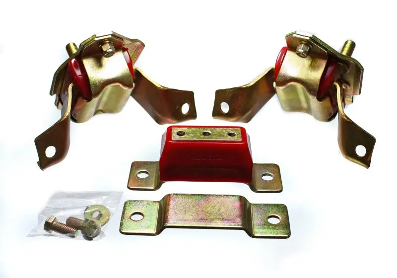 Energy Suspension 84-95 Ford Mustang 5.0 (302C.I.) V8 Red Motor & Transmission Mount Set 1