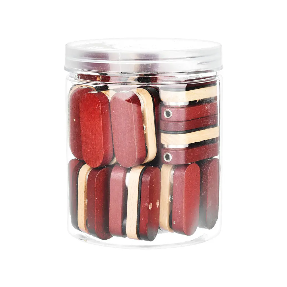 Twist-Out Wood Pipe - 2.75" - 25Pc 1