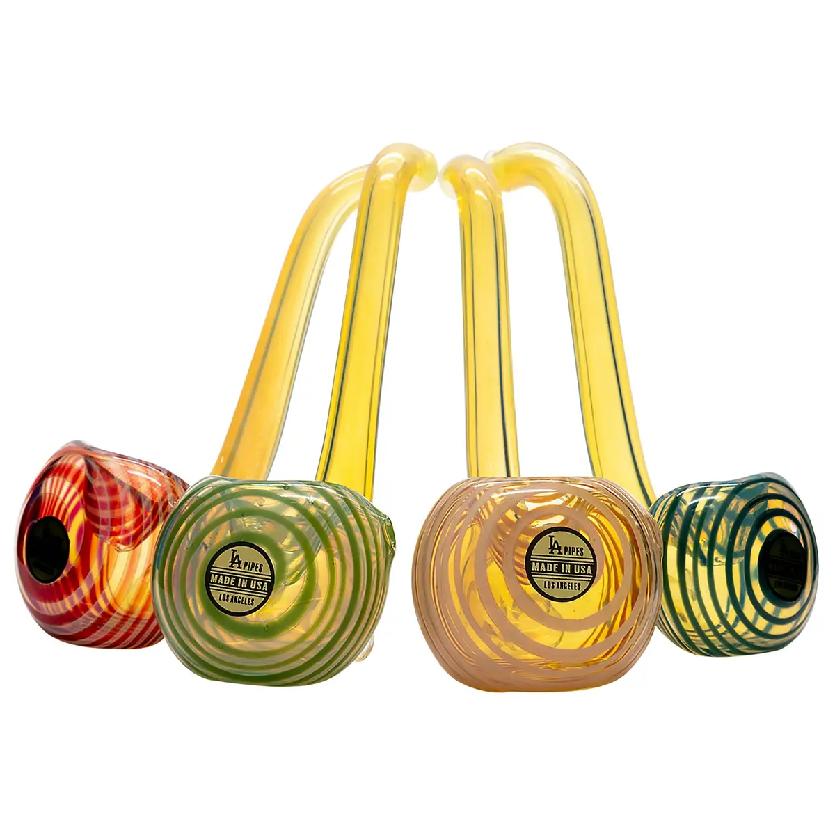 La Pipes "Flaco" Skinny Glass Sherlock Pipe 2
