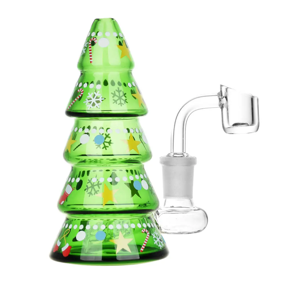 Jolly Holiday Tree Glass Rig - 5" / 14Mm F 1