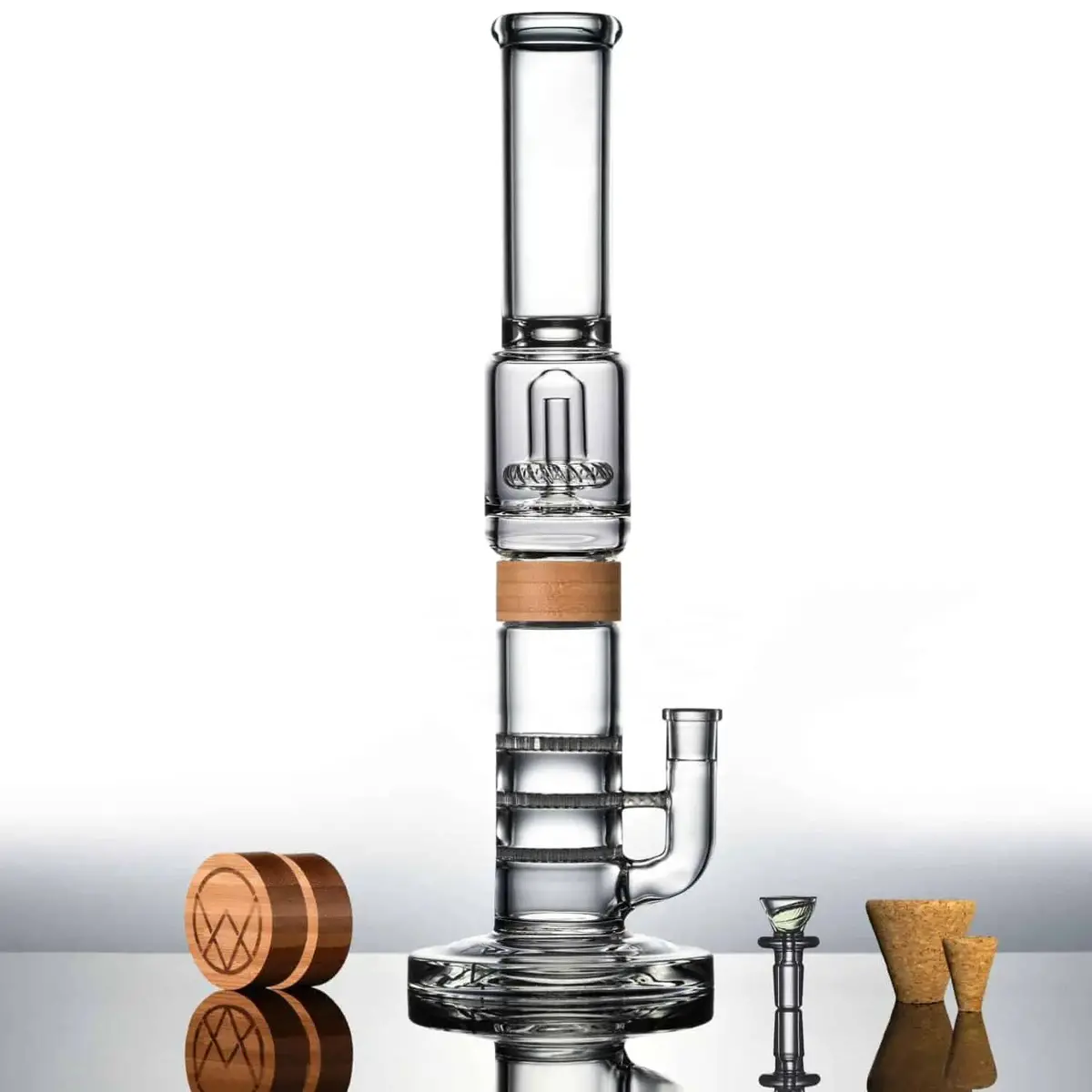 Vitae Glass Tri-Ufo Bong 16" 1