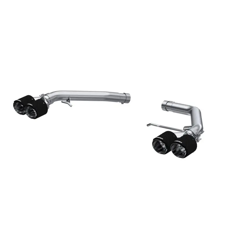 Mbrp 14-17 Audi Sq5 3.0T Dual Rear Exit Axle Back W/ Quad Carbon Fiber Tips - T304 1
