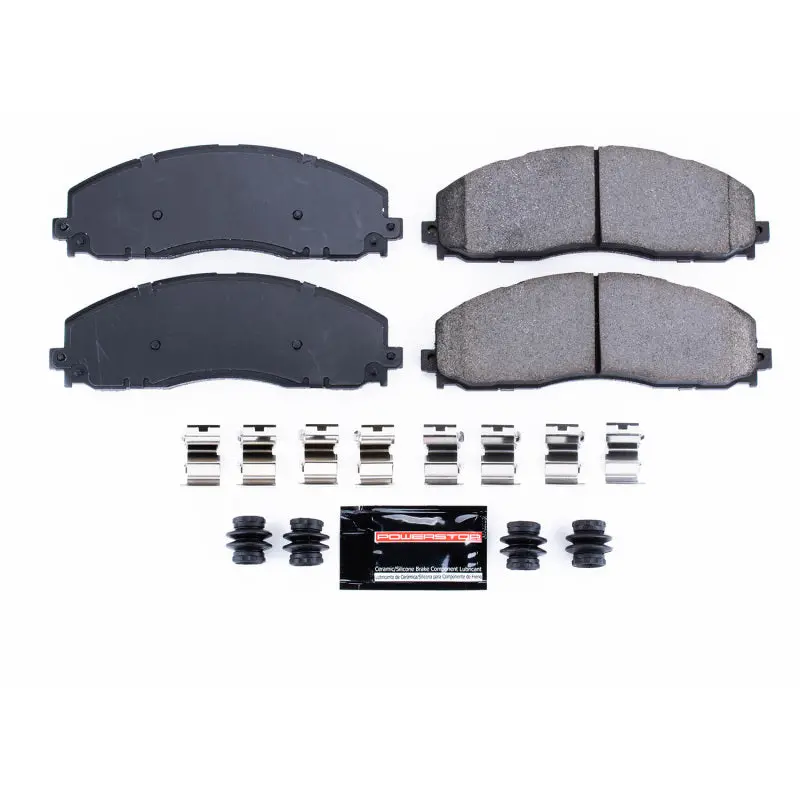Power Stop 12-19 Ford F-250 Super Duty Front Z23 Evolution Sport Brake Pads W/Hardware 1