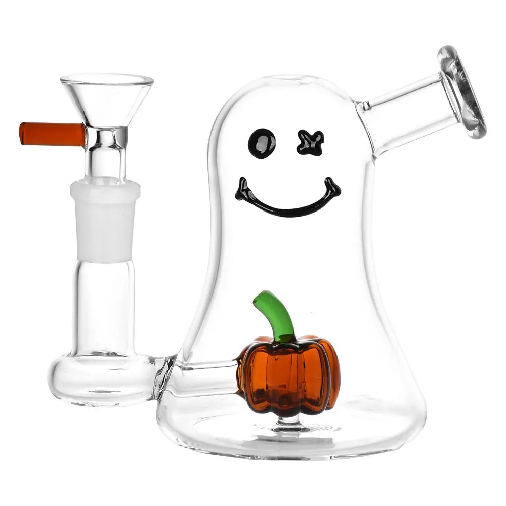 Li'l Ghostly Glass Water Pipe - 4.5 / 14Mm F 1