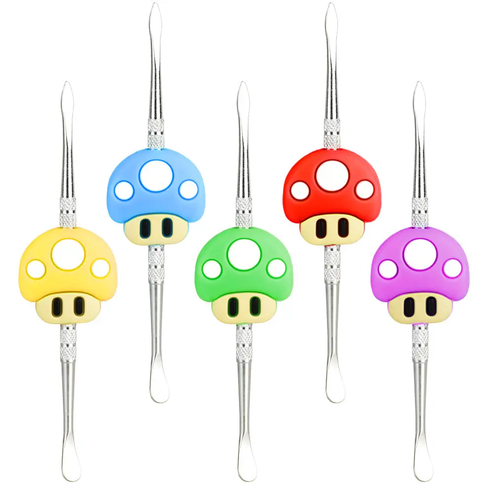 Mushroom Stainless Steel Dab Tool - 4.75"/ 5Pc 1