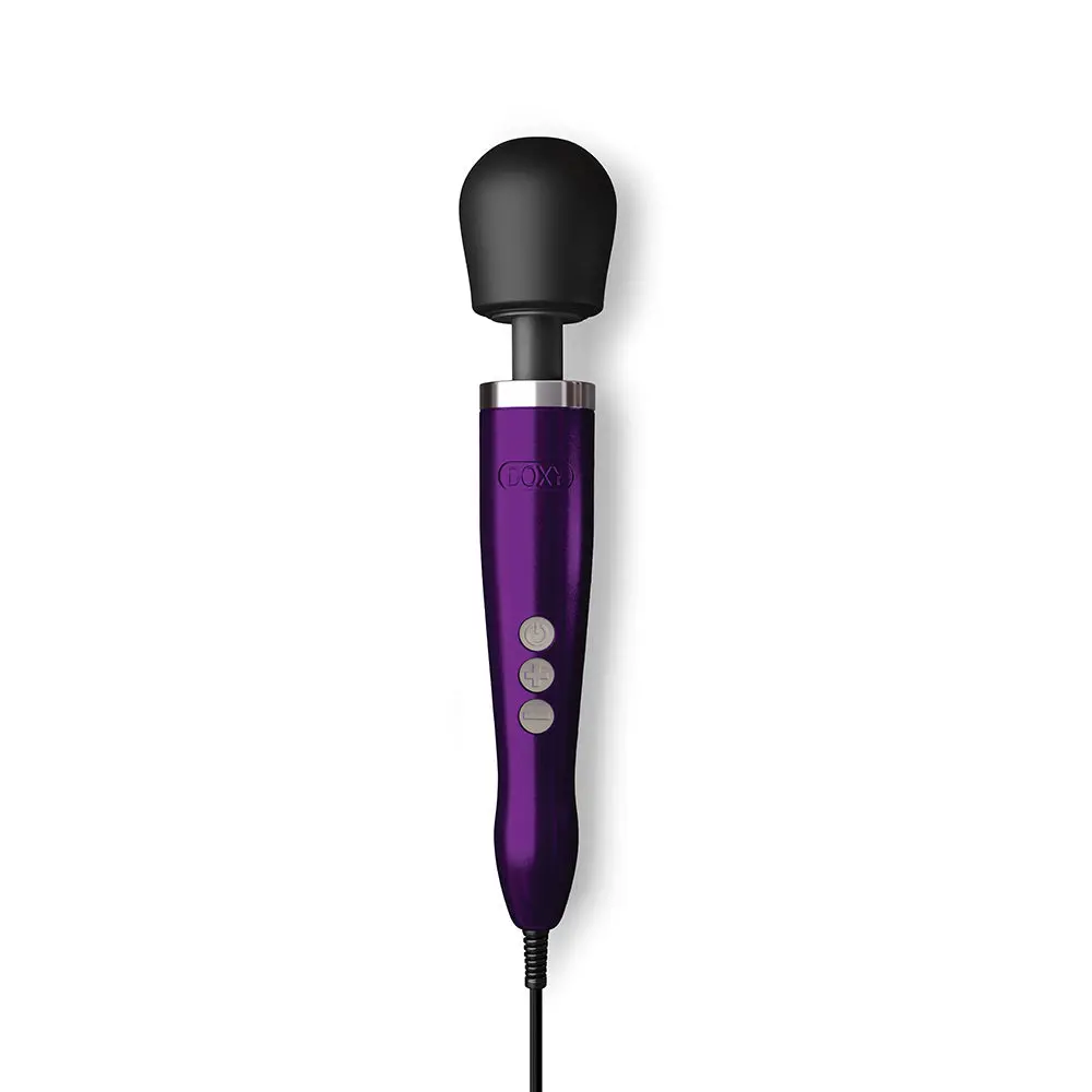 Doxy Die Cast Wand Vibrator Purple 1
