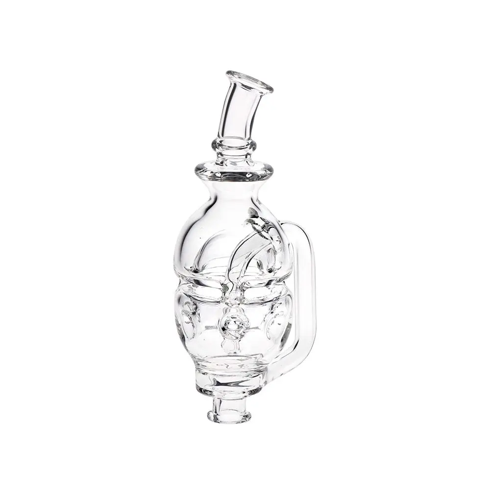 Pulsar Fab Egg Bubbler Glass Mouthpiece Attachment For Puffco Pivot - 5" / Clear 2