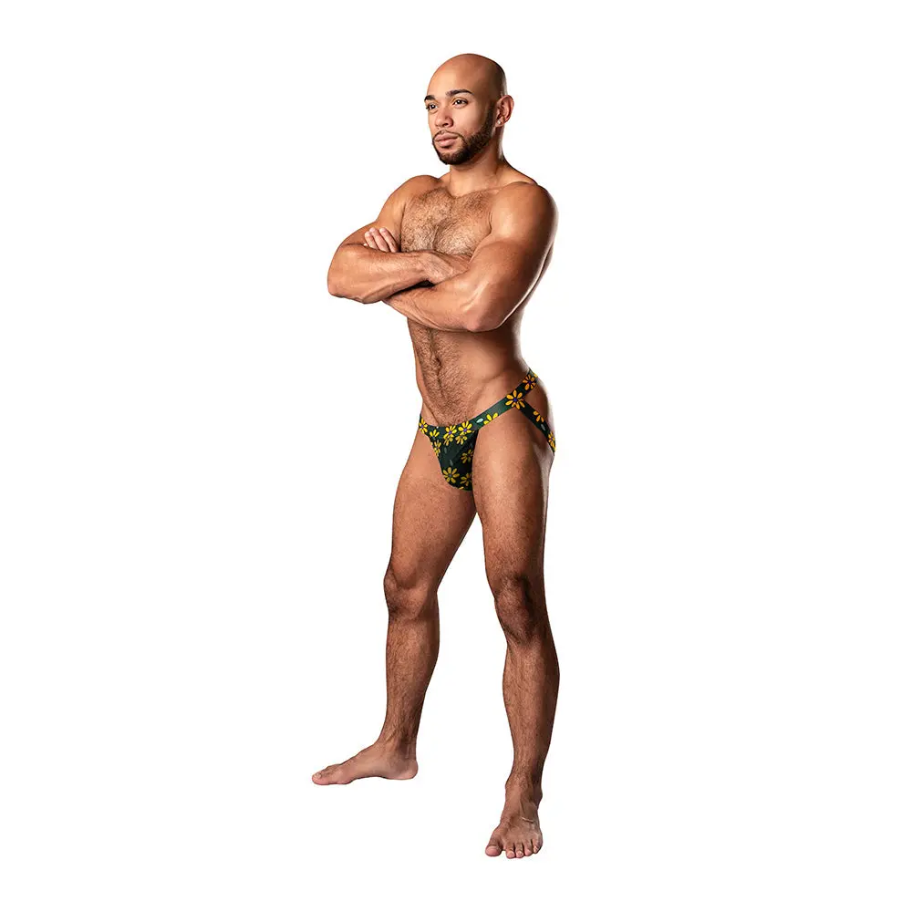 Male Power Petal Power Jock Daisy Print L/Xl 1