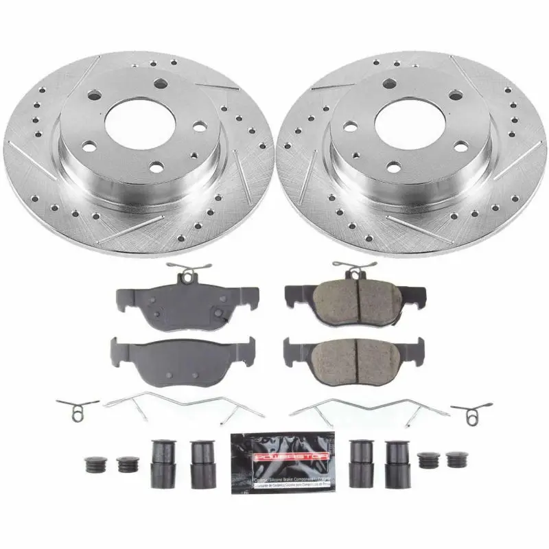 Power Stop 2019 Mazda 3 Rear Z23 Evolution Sport Brake Kit 1