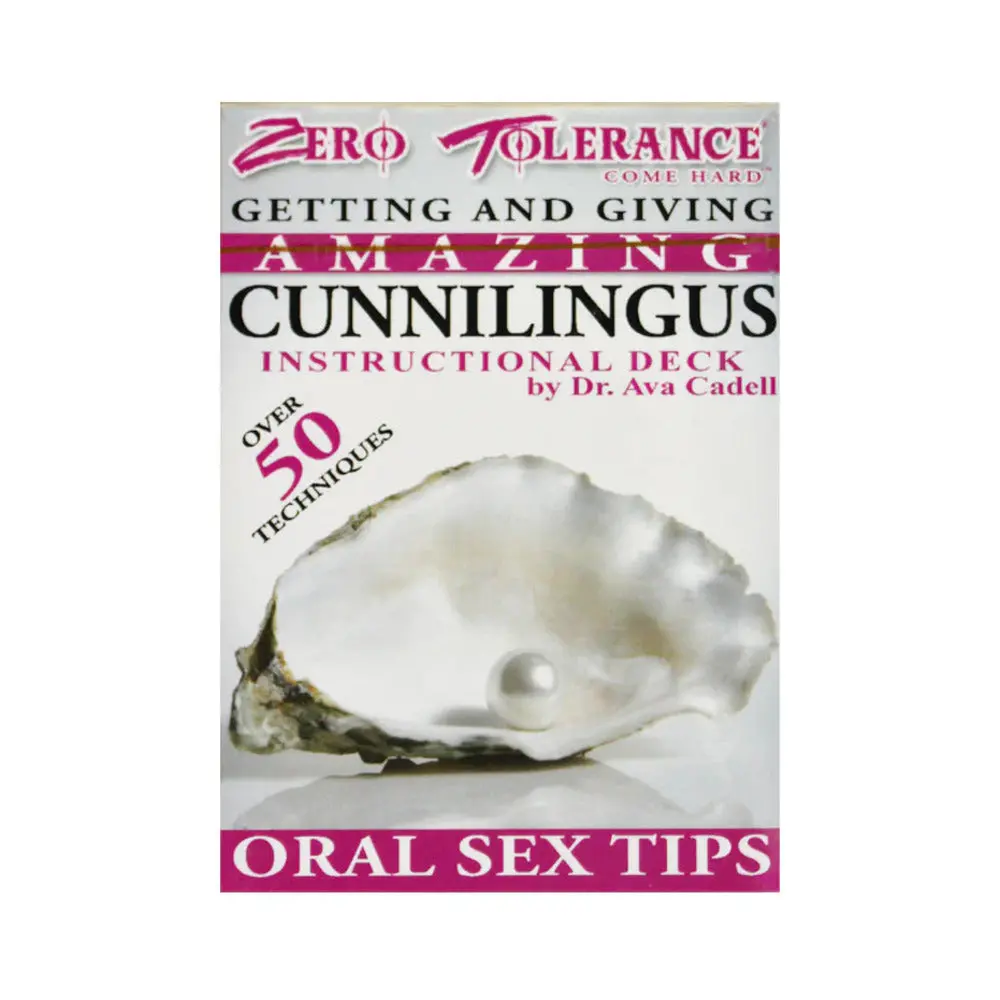 Zero Tolerance Getting & Giving Amazing Cunnilingus Instructional Card Deck 1