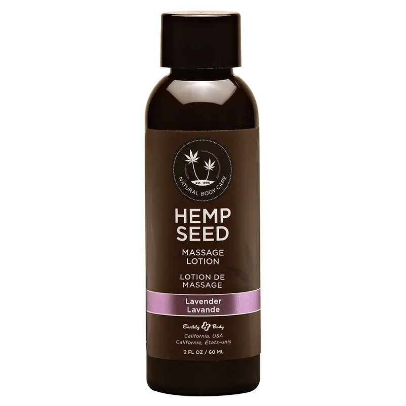 Earthly Body Massage Lotion Lavender 2Oz 1