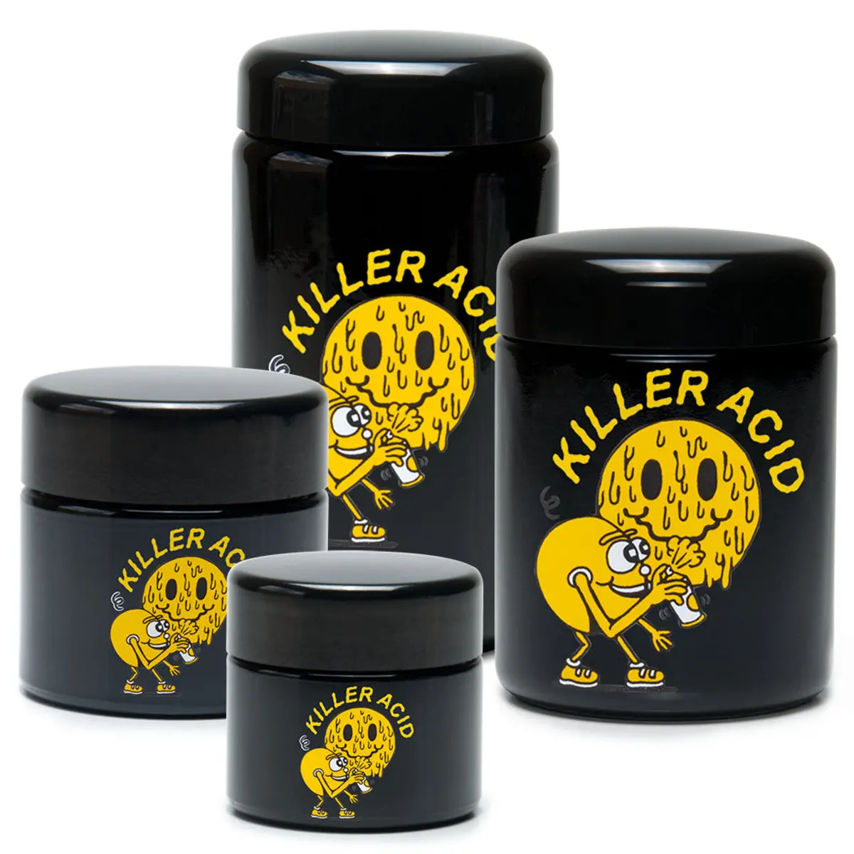Jr988 420 Science X Killer Acid Uv Screw Top Jar - Miles Of Smiles 1