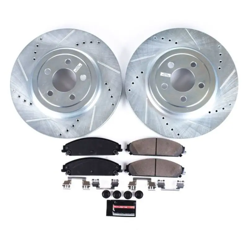 Power Stop 05-19 Chrysler 300 Front Z23 Evolution Sport Brake Kit 1