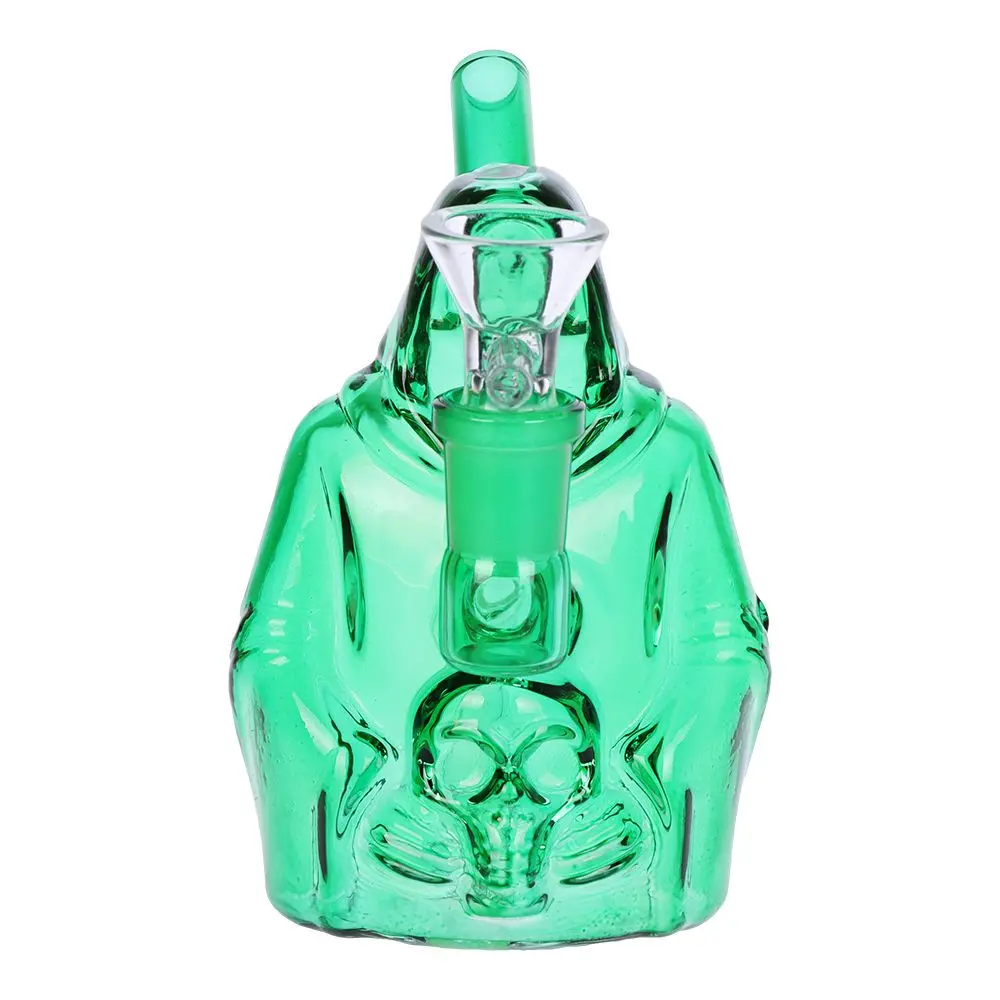 4Ct Bundle - Seshgear Nocturnal Nightmare Glass Water Pipe - 4.5" / 14Mm F / Assorted Colors 2
