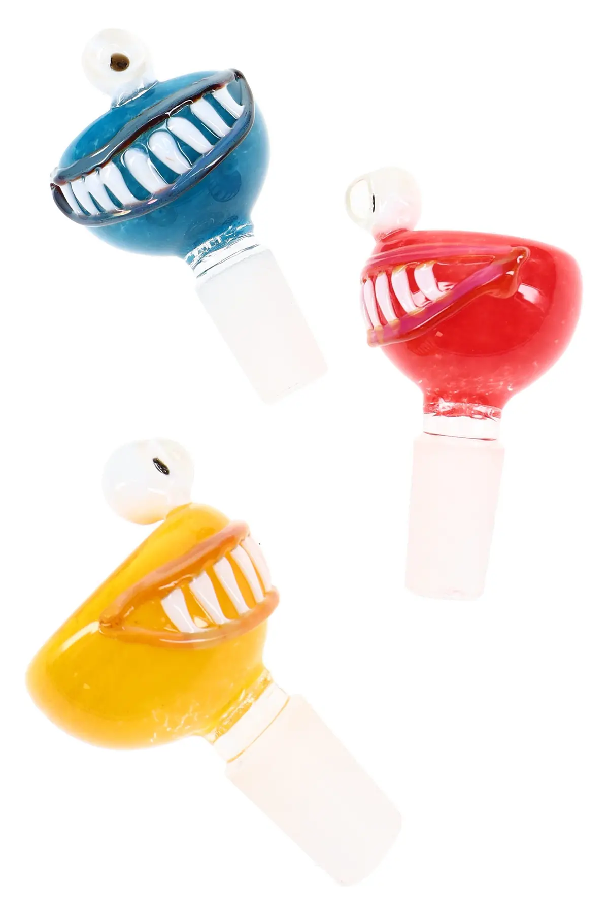 14.5 Mm Male Colorful Glass Bowl “Character Pack” – Assorted 3