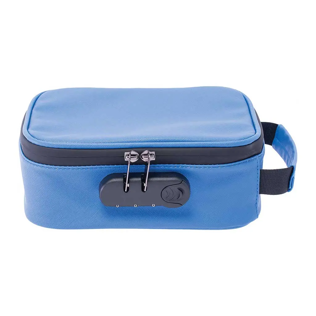 9In X 6.5In X 3.5 Smellproof Bag - Classic Blue 1