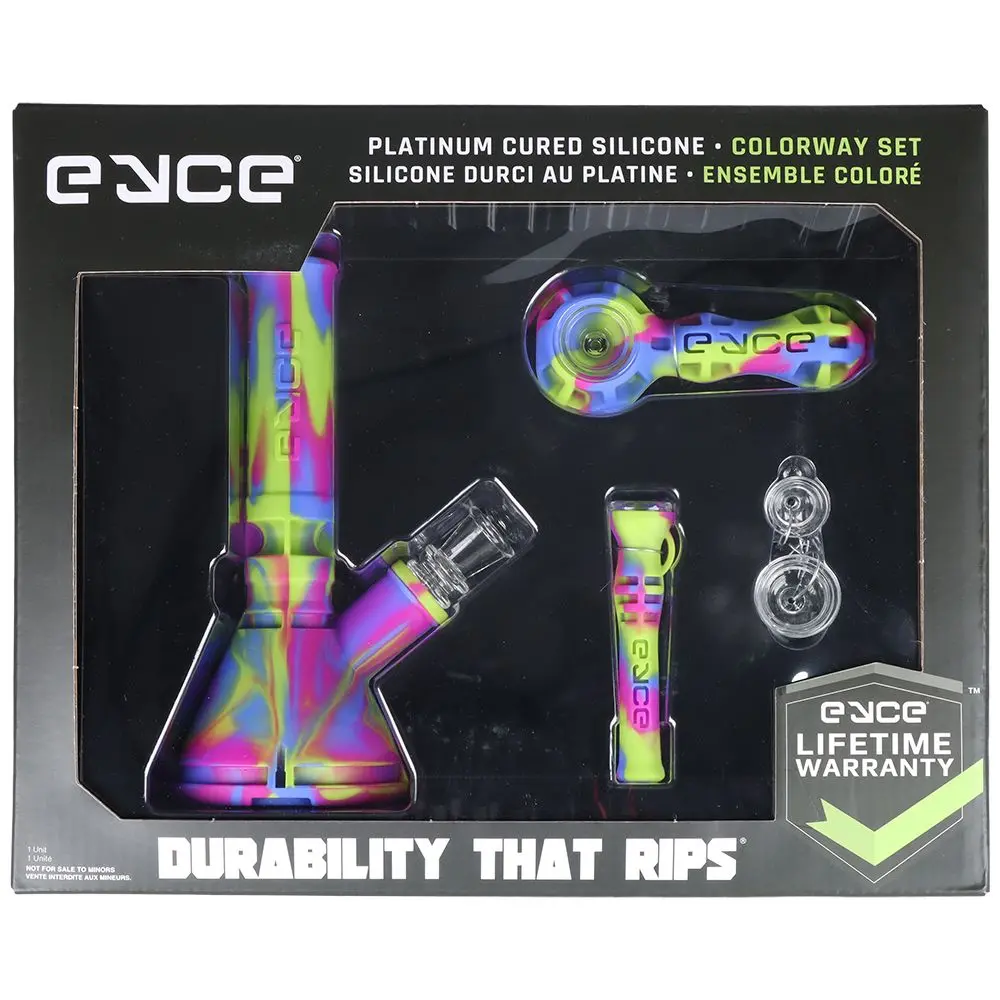 Eyce Colorway Silicone Herb Pipes Box Set | 5Pc 6