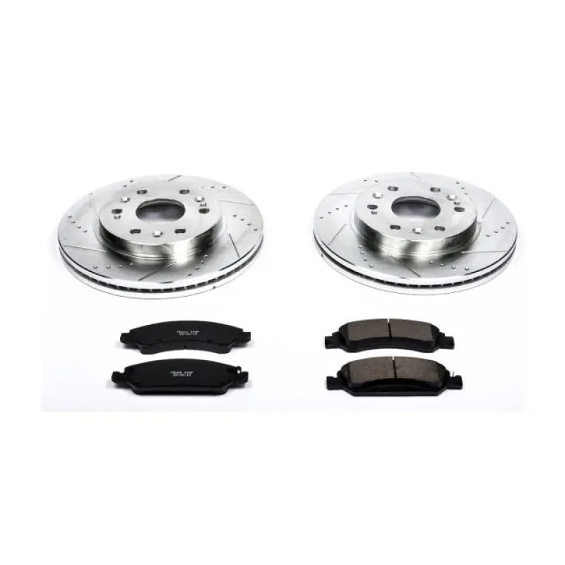 Power Stop 08-19 Cadillac Escalade Front Z23 Evolution Sport Brake Kit 1