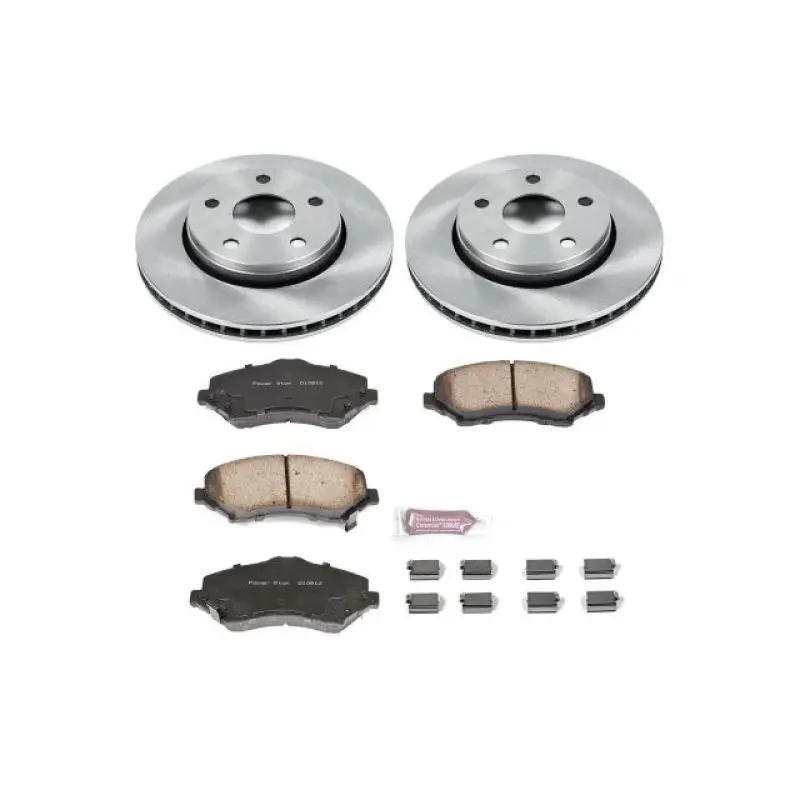 Power Stop 07-17 Jeep Wrangler Front Autospecialty Brake Kit 1
