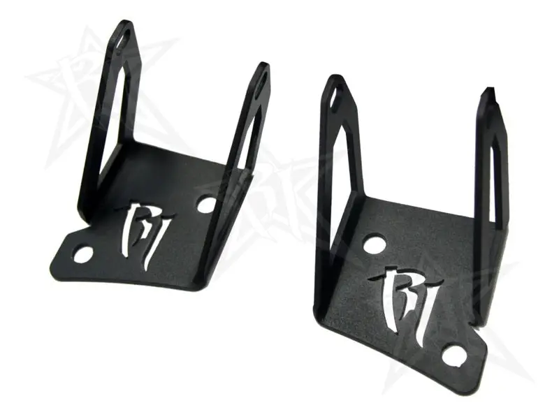 Rigid Industries Jeep Jk - A-Pillar Mount Kit - Mounts Set Of Dually/D2 1