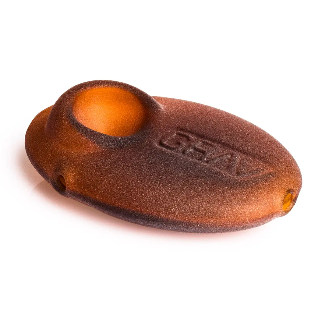 Grav Sandblasted Pebble Spoon Pipe 1
