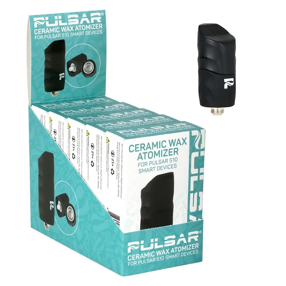 5Ct Display - Pulsar 510 Universal Full Ceramic Wax Atomizer - 1Pc 1