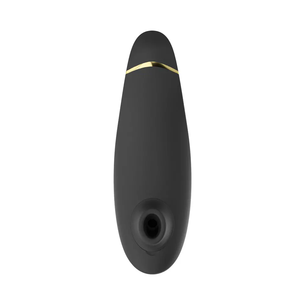 Womanizer Premium 2 Rechargeable Silicone Luxurious Pleasure Air Clitoral Stimulator Black 1