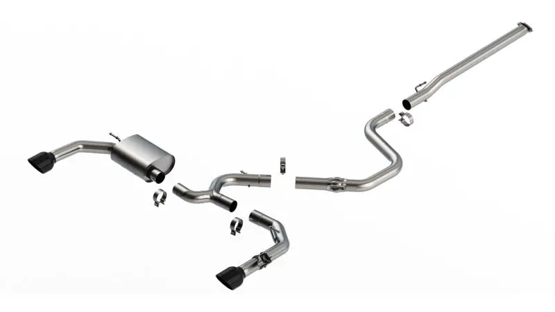 Borla 22-23 Hyundai Elantra N 2.0L 4 Cyl. Turbo At/Mt Atak Catback Exhaust Black Chrome 1