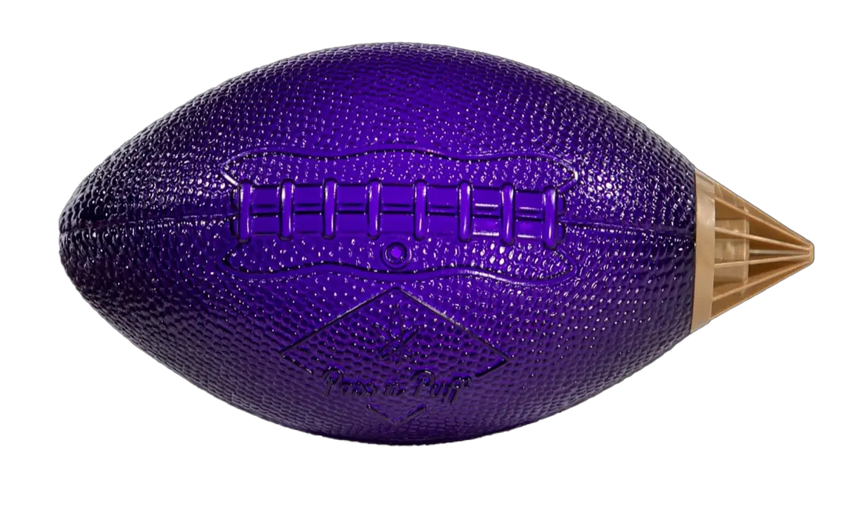 Authentic Powerhitter Football Purple & Gold 1