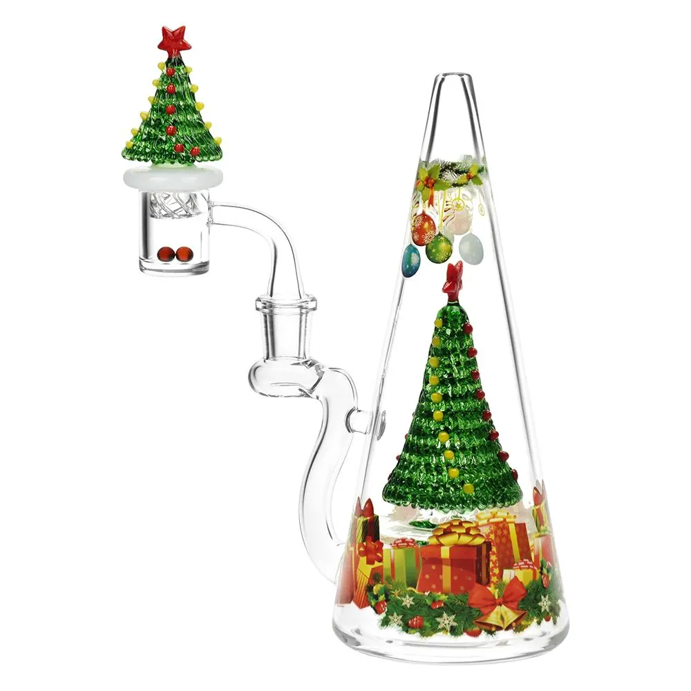 Presents Under The Tree Glass Dab Rig Set - 8" / 14Mm F 1
