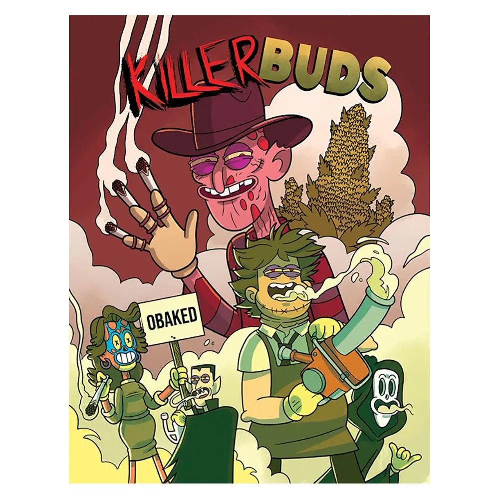 Wood Rocket Killer Buds Adult Coloring Book - 8.5"X11" 1