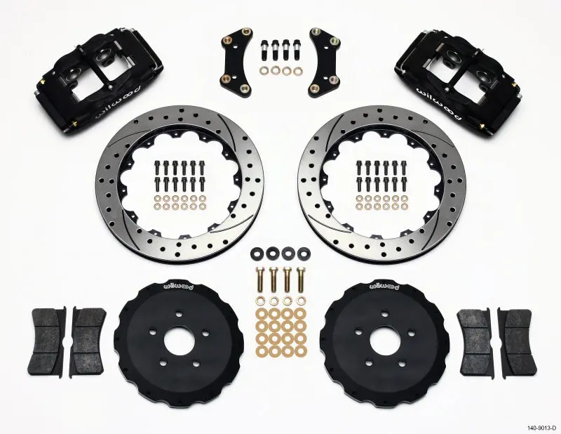 Wilwood Fsli4 Front Hat Kit 13.00In Drilled 2004-05 Scion Tc 1