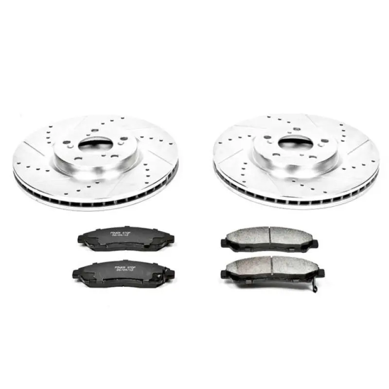 Power Stop 07-13 Acura Mdx Front Z23 Evolution Sport Brake Kit 1