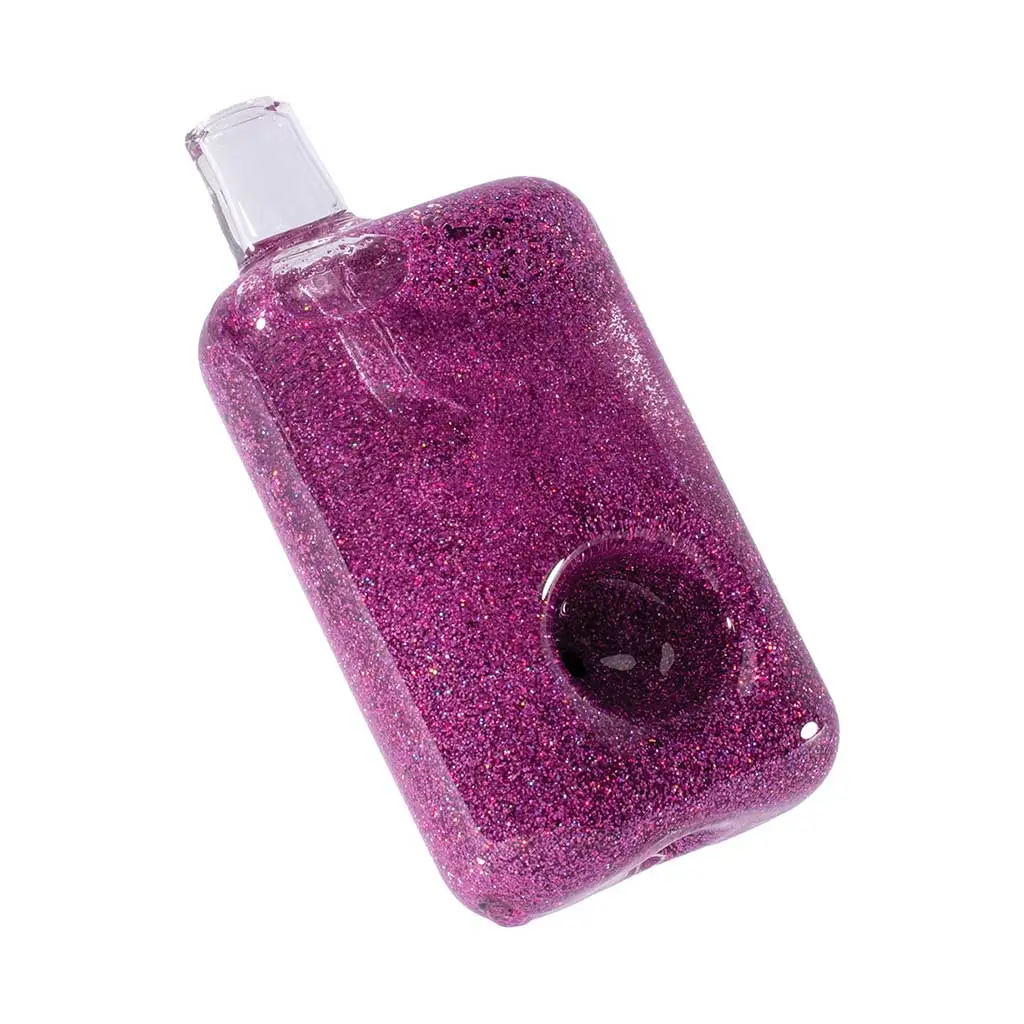 Liquid Glitter Square Hand Pipe 6