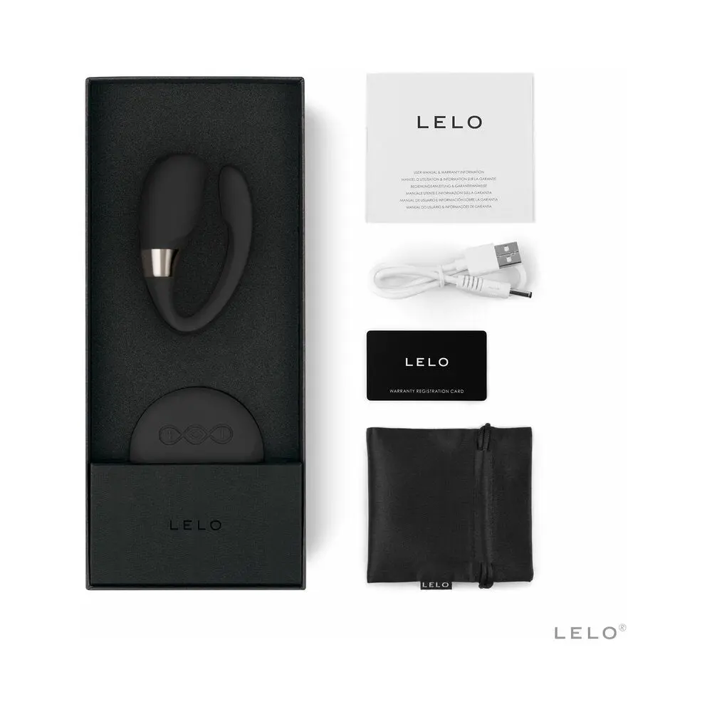 Lelo Tiani 3 Rechargeable Dual Stimulation Couples Vibrator With Remote Black 1