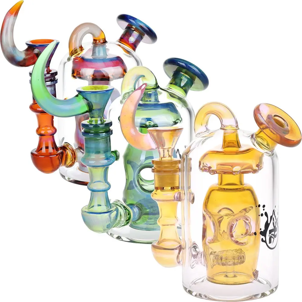 Pulsar Unholy Lantern Incycler Glass Water Pipe - 6" / 14Mm F / Colors Vary 1