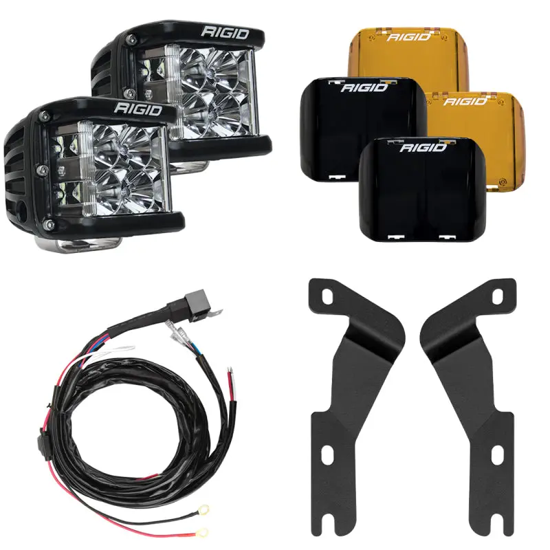 Rigid Industries 16-20 Toyota Tacoma A-Pillar Light Kit W/D-Ss Flood 1