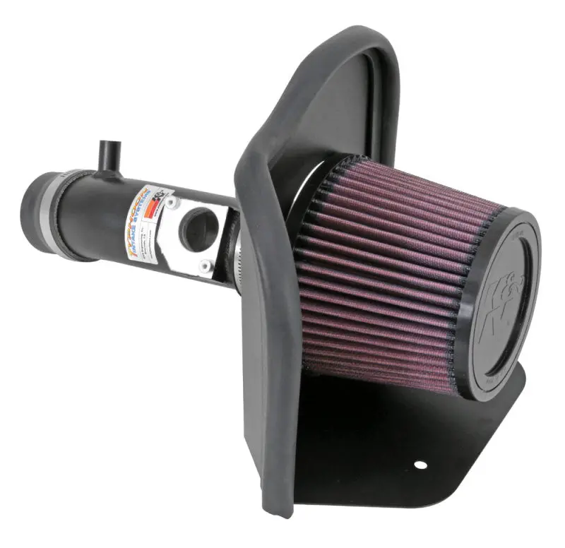 K&N 06-10 Toyota Yaris L4-1.5L Flat Black Typhoon Short Ram Intake 1