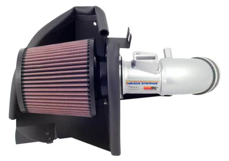 K&N 06-09 Civic 1.8L Silver Typhoon Short Ram Intake 1