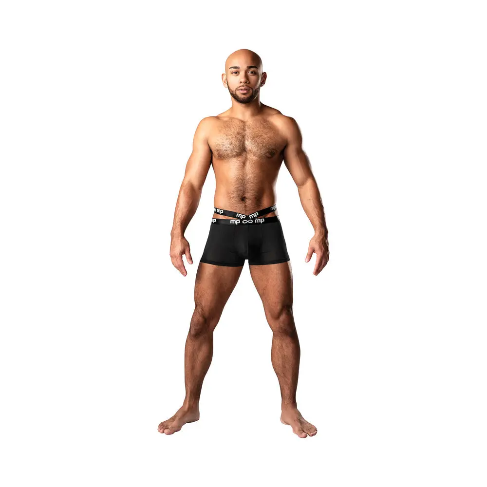 Male Power Infinite Comfort Amplifying Strappy Pouch Short Black S 1